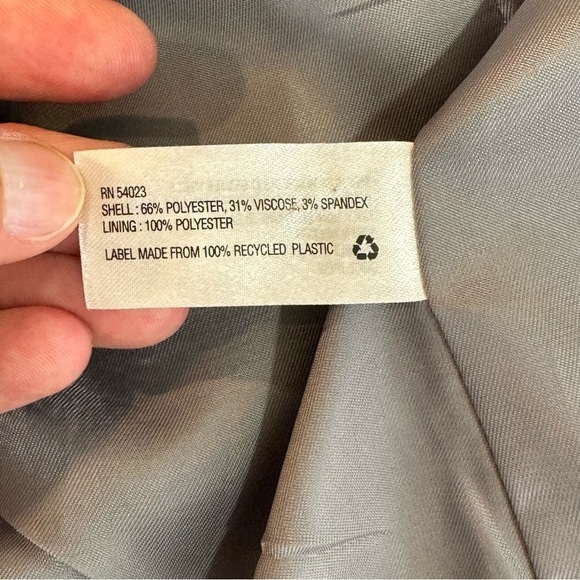 Gap Academy Blazer navy white stripes jersey knit two button size 6 - Picture 8 of 12